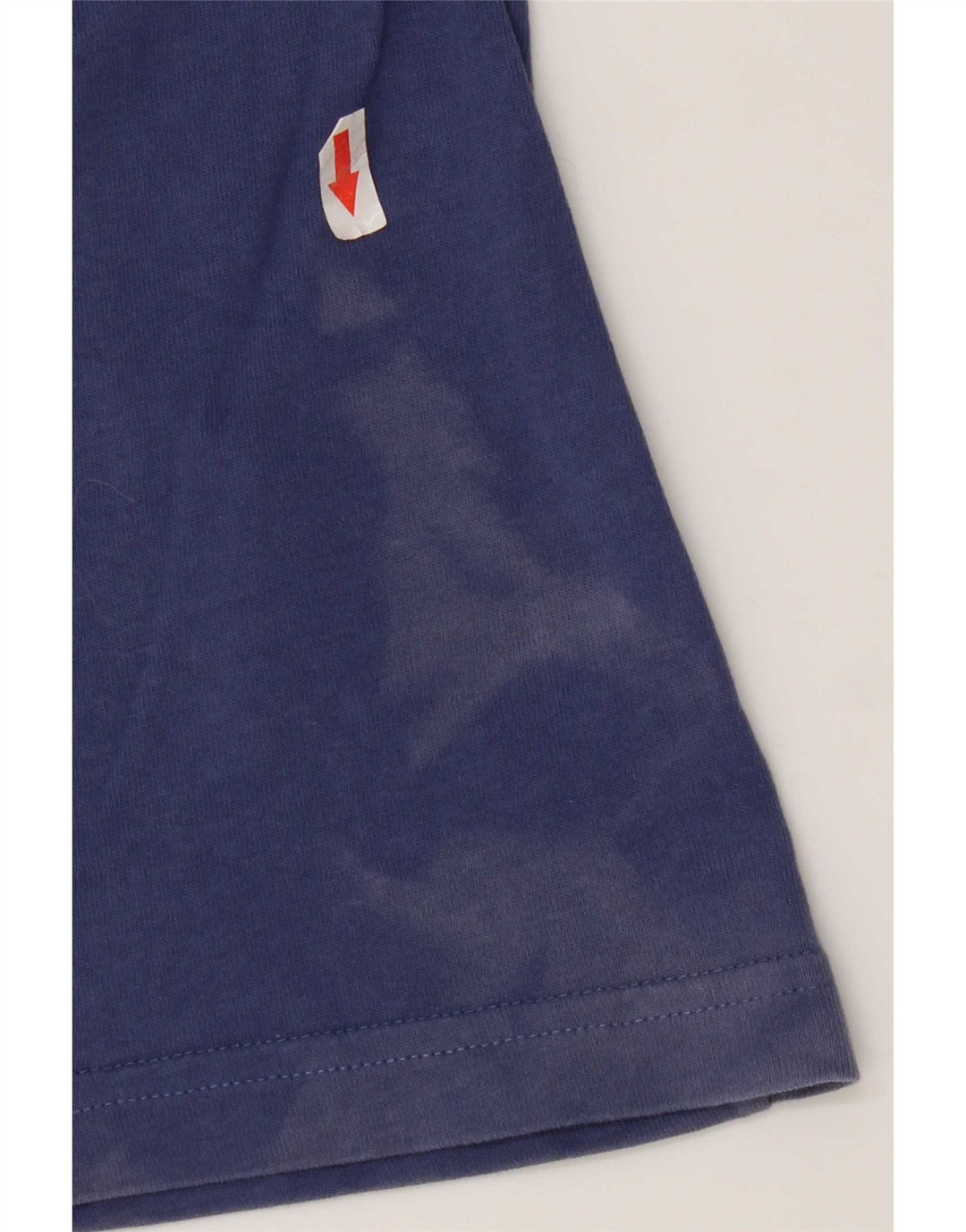Armani Hombre Camiseta Gráfica Top Algodón Azul Medio