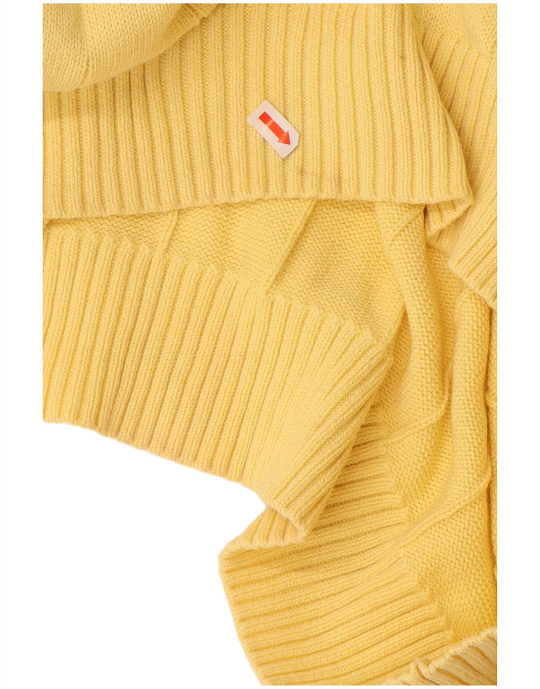 TOMMY HILFIGER Jersey con cuello en V para hombre XL Amarillo Algodón