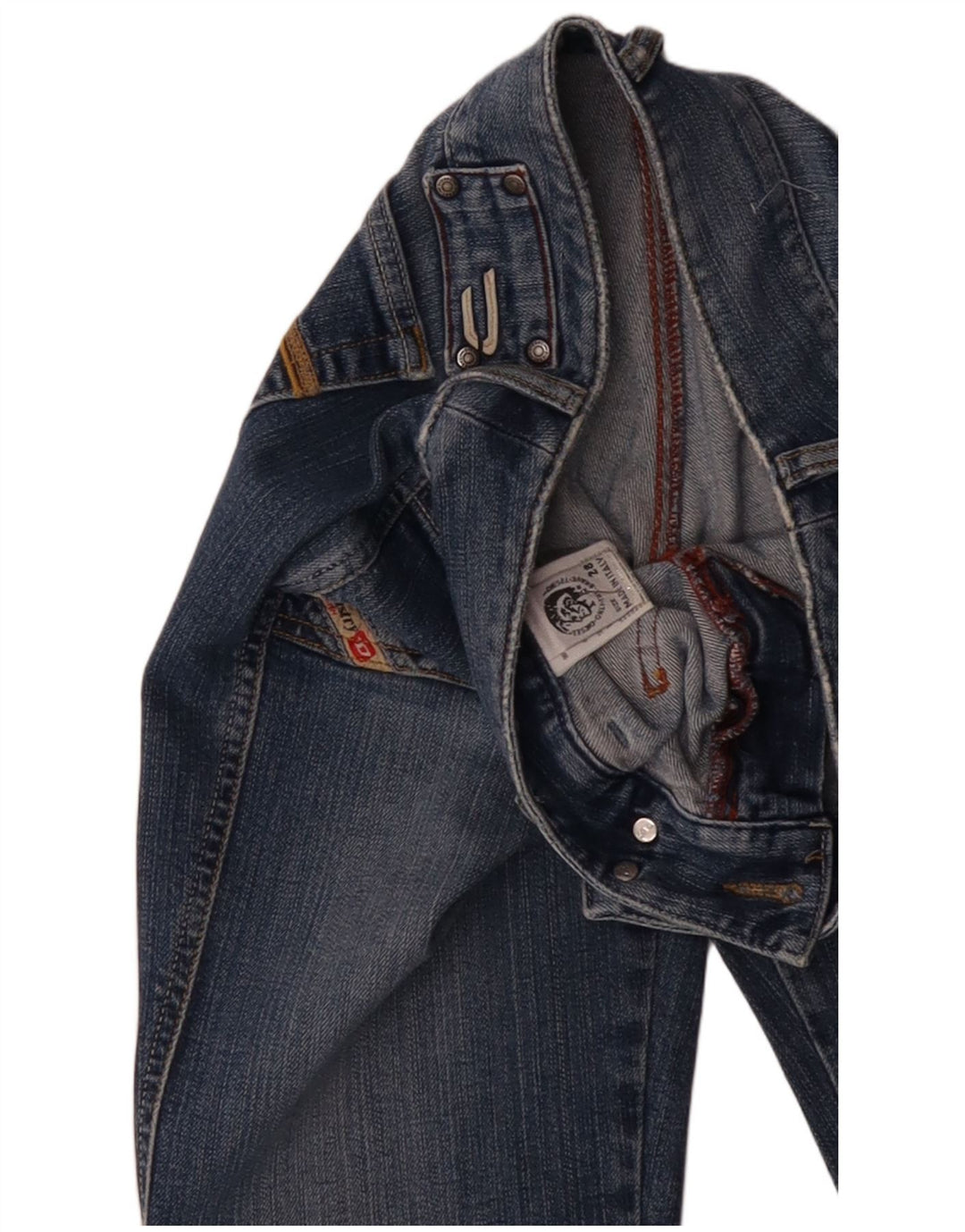 Diesel Vaqueros Bootcut De Talle Bajo Para Mujer W28 L33 Algodón Azul