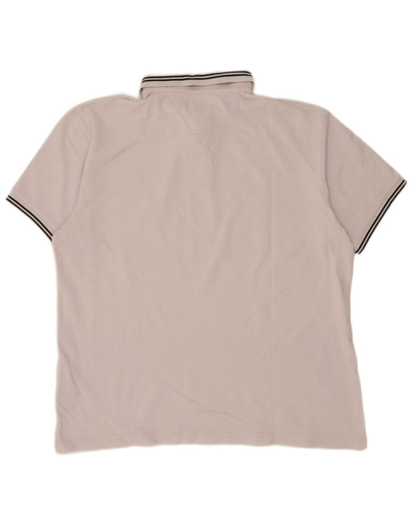 BARBOUR Polo para hombre 2XL Algodón a rayas blancas