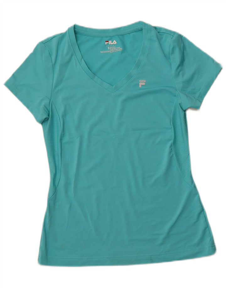 FILA Camiseta Mujer Top UK 8 Small Turquesa Poliéster
