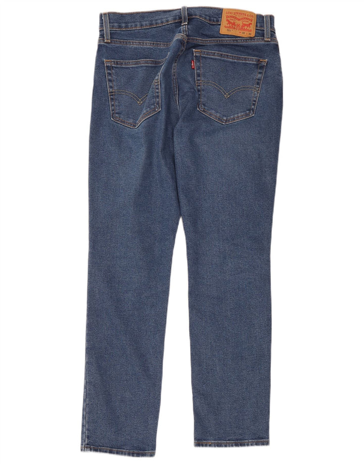 Levi's Hombre 511 Slim Jeans W32 L30 Algodón Azul