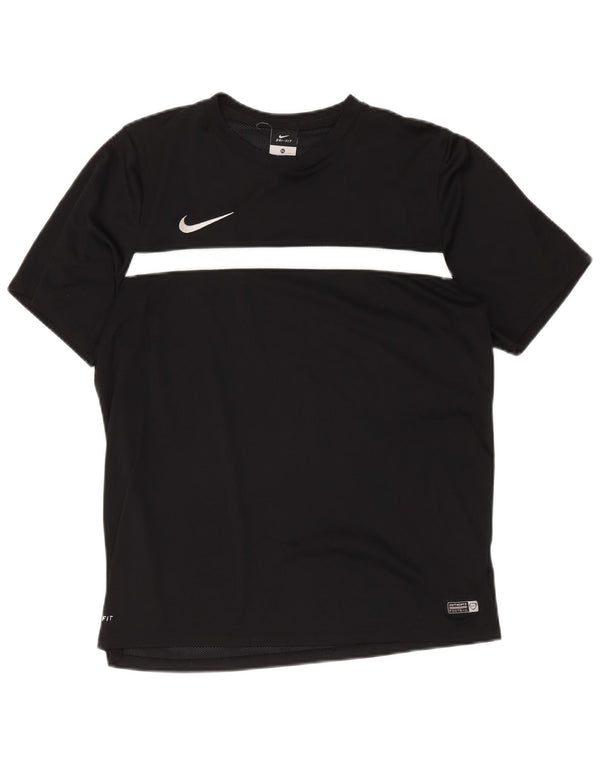 Nike Camiseta Dri Fit para hombre Top XL Negro Colorblock Poliéster