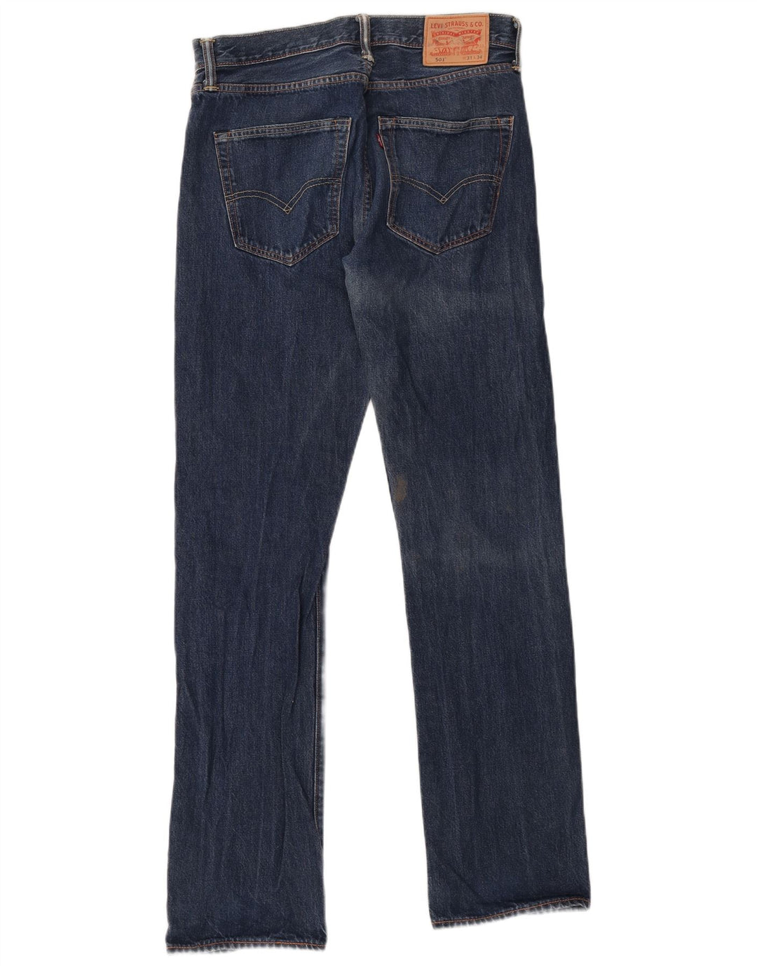 Levi's Hombre 501 Vaqueros Rectos W31 L34 Algodón Azul