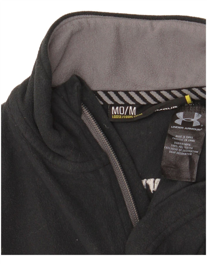 Under Armour Jersey de forro polar con cremallera y cuello para mujer UK 40 Poliéster gris medio