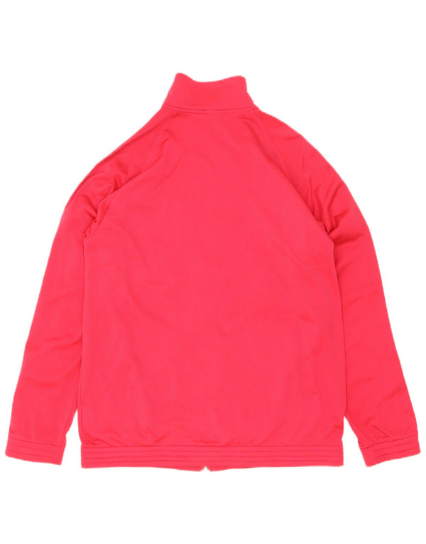 Adidas - Chaqueta de chándal para niña, 15-16 años, color rosa, poliéster