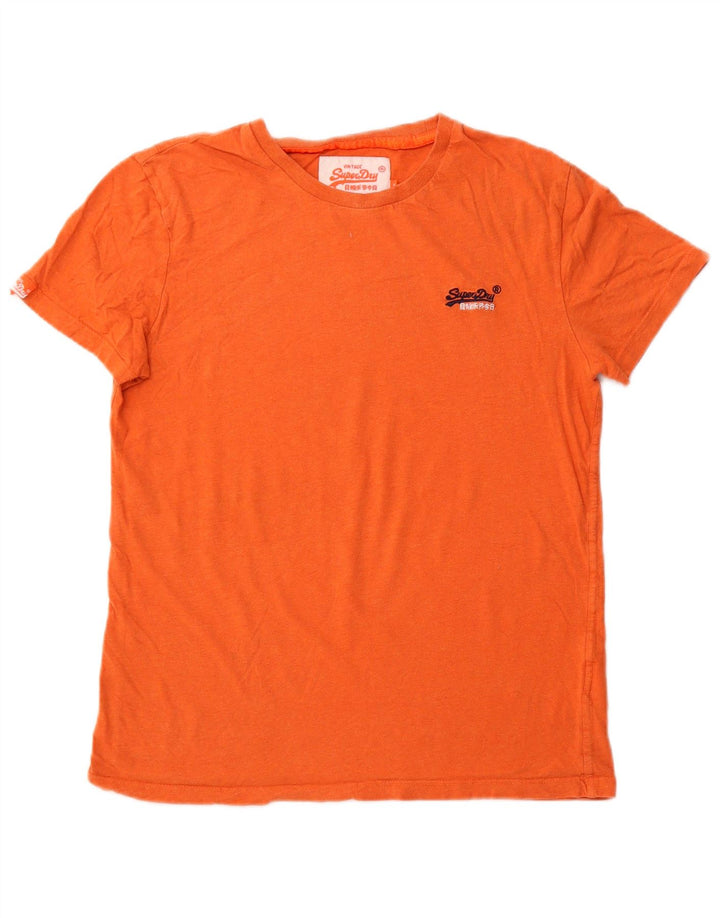 Superdry Camiseta Gráfica Para Hombre Top Small De Algodón Naranja