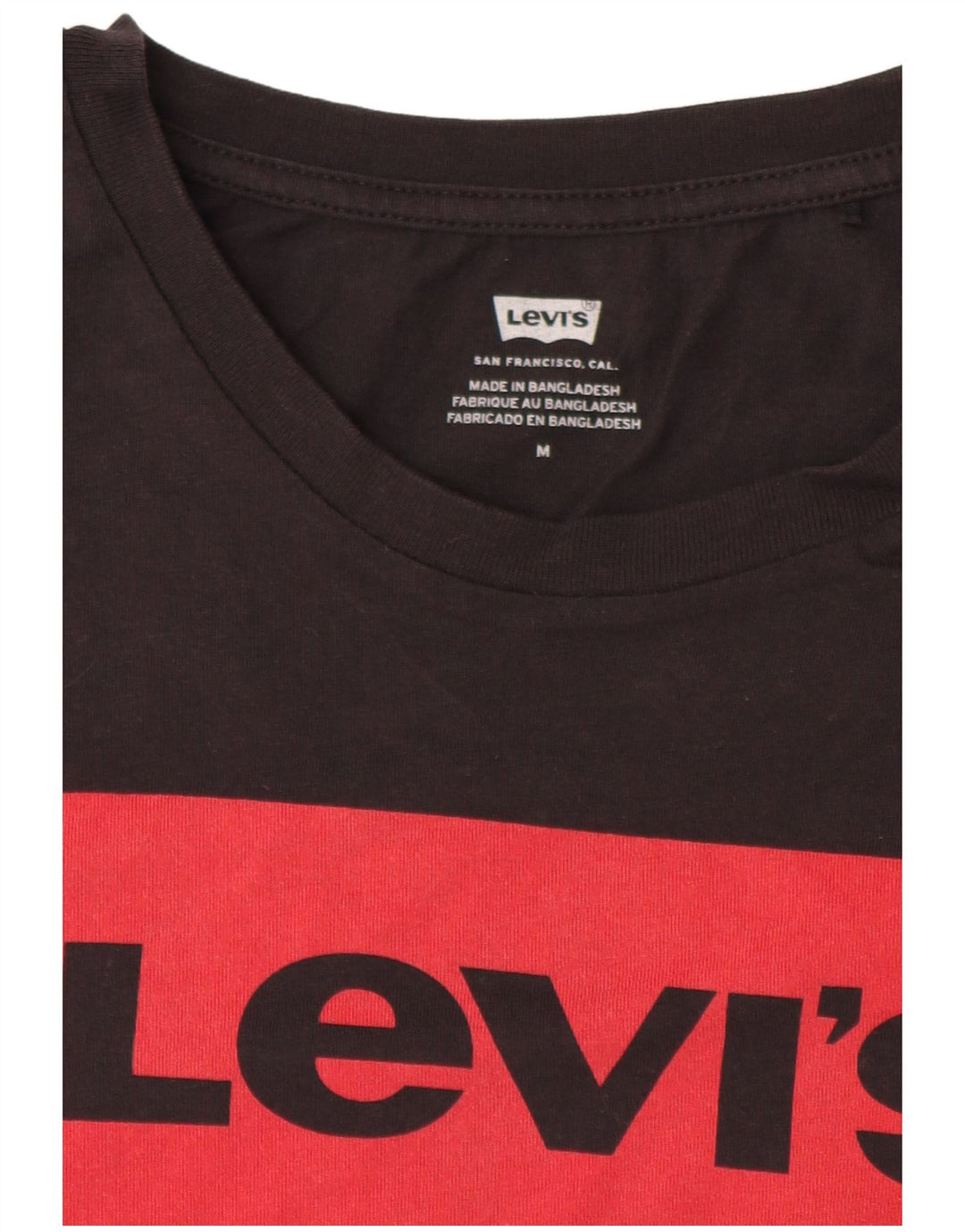 Levi's - Camiseta gráfica para mujer, talla 40, talla M, color negro