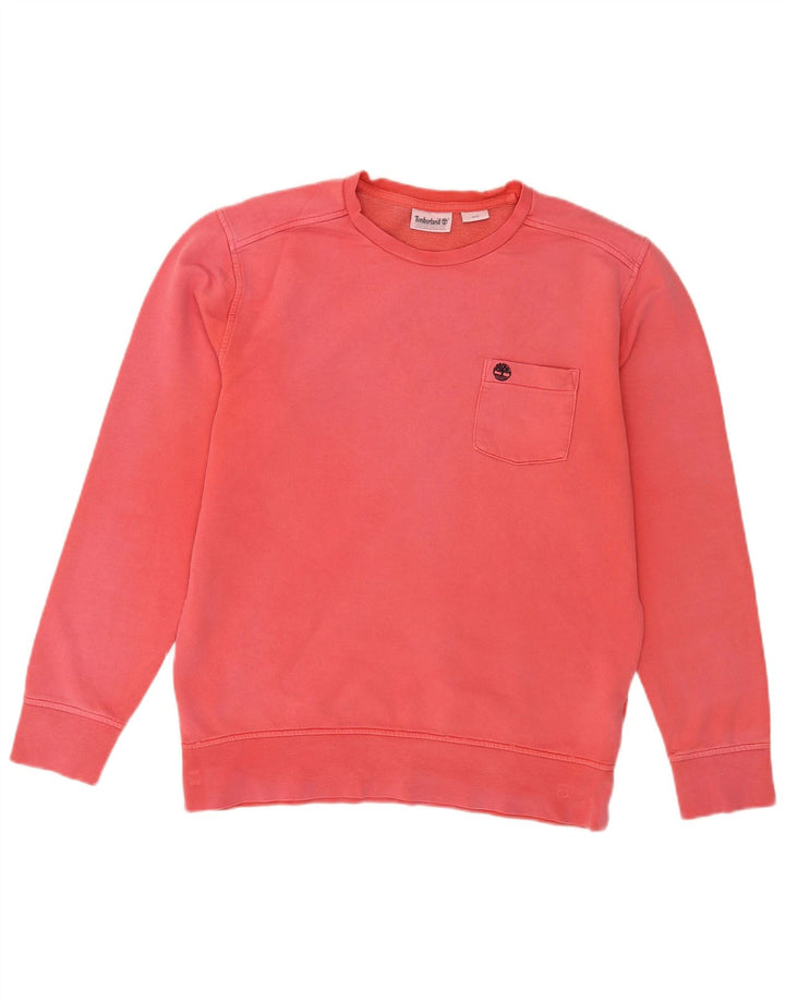 Timberland Hombre Sudadera Jumper Medium Rojo Algodón