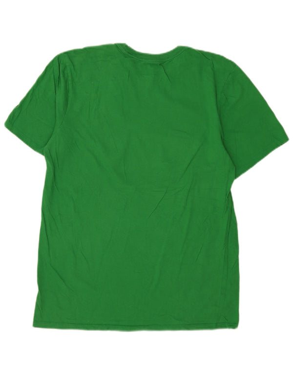 Camiseta Nike de corte atlético con gráfico para hombre, parte superior de algodón verde medio