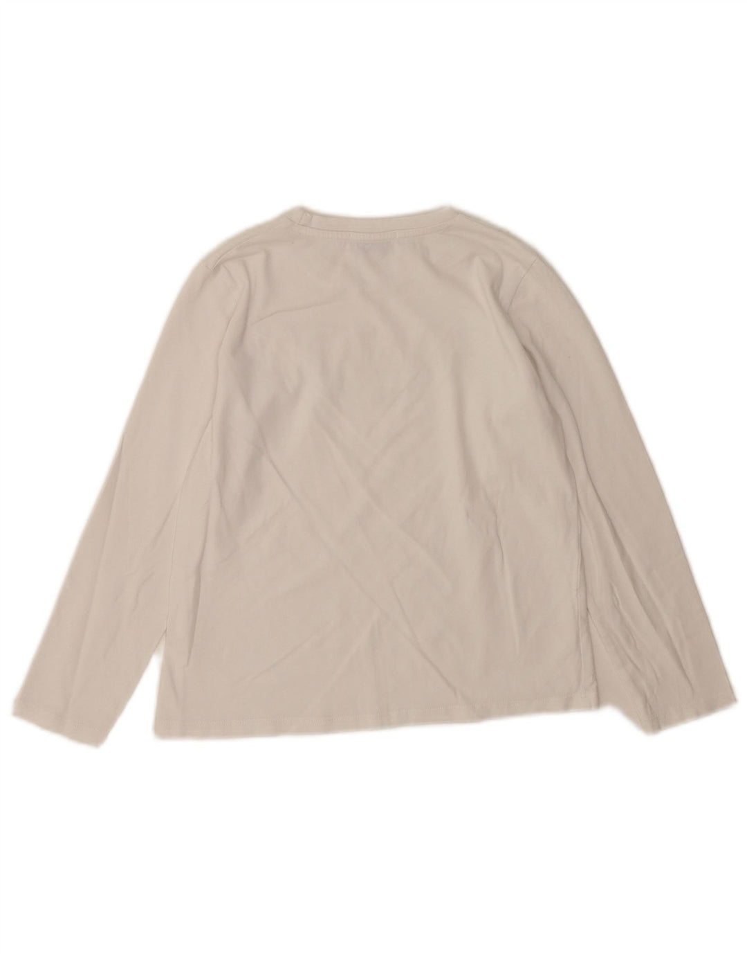 Gaelle Top gráfico para mujer de manga larga UK 6 XS Blanco