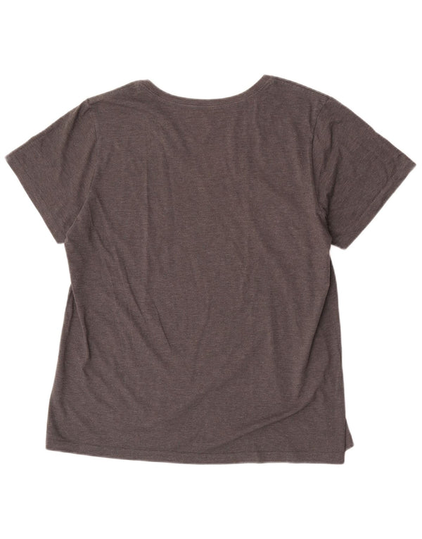 Converse Chuck Taylor - Camiseta gráfica de ajuste clásico para mujer, talla 20, 2XL, color gris