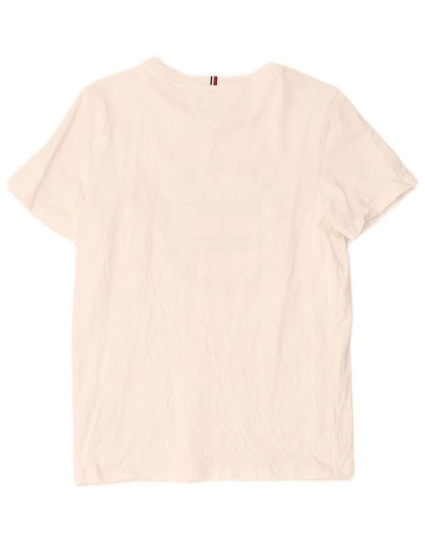 Tommy Hilfiger Camiseta gráfica para niños 15-16 años Blanco Algodón