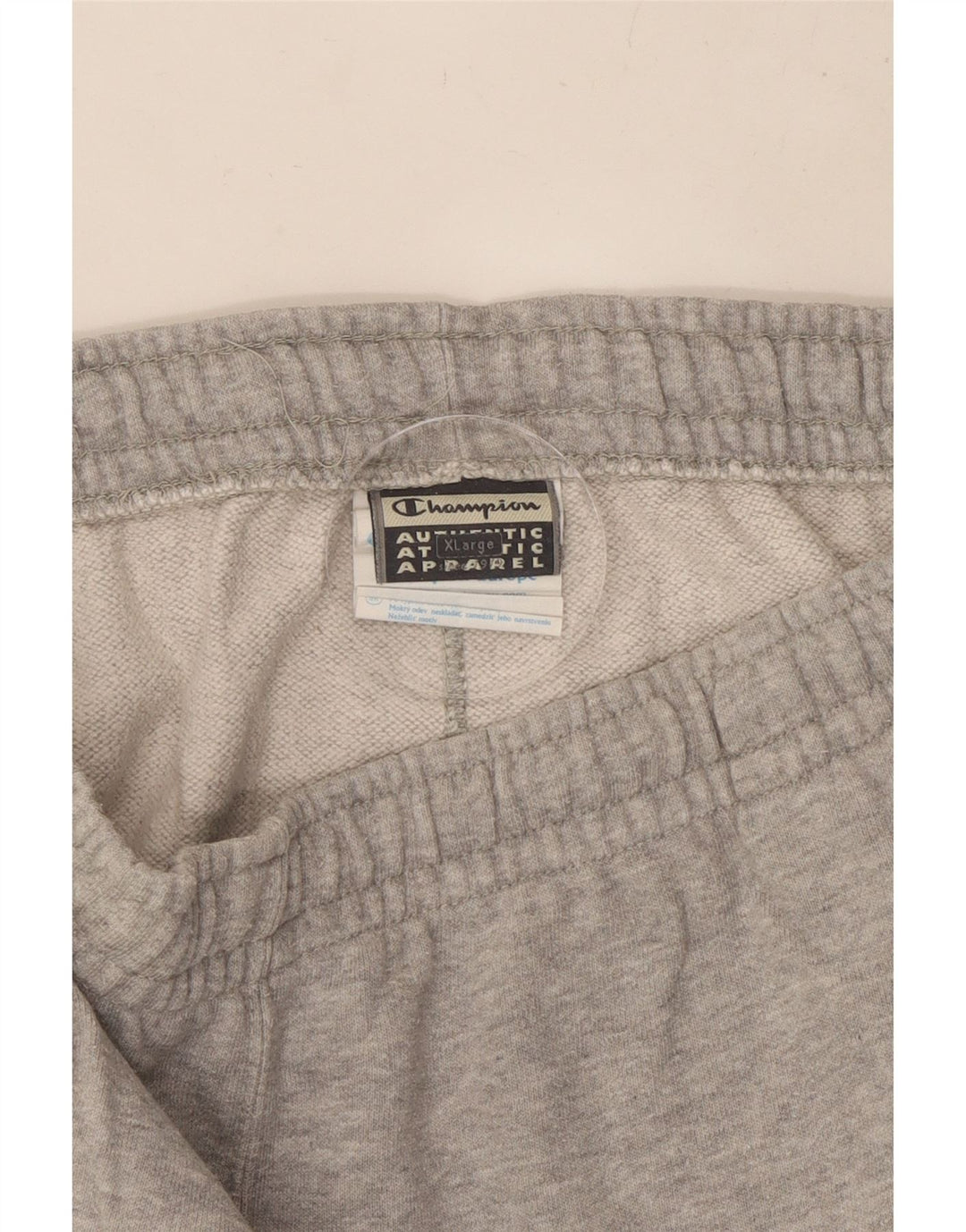 CHAMPION Pantalón Chándal Hombre XL Algodón Gris