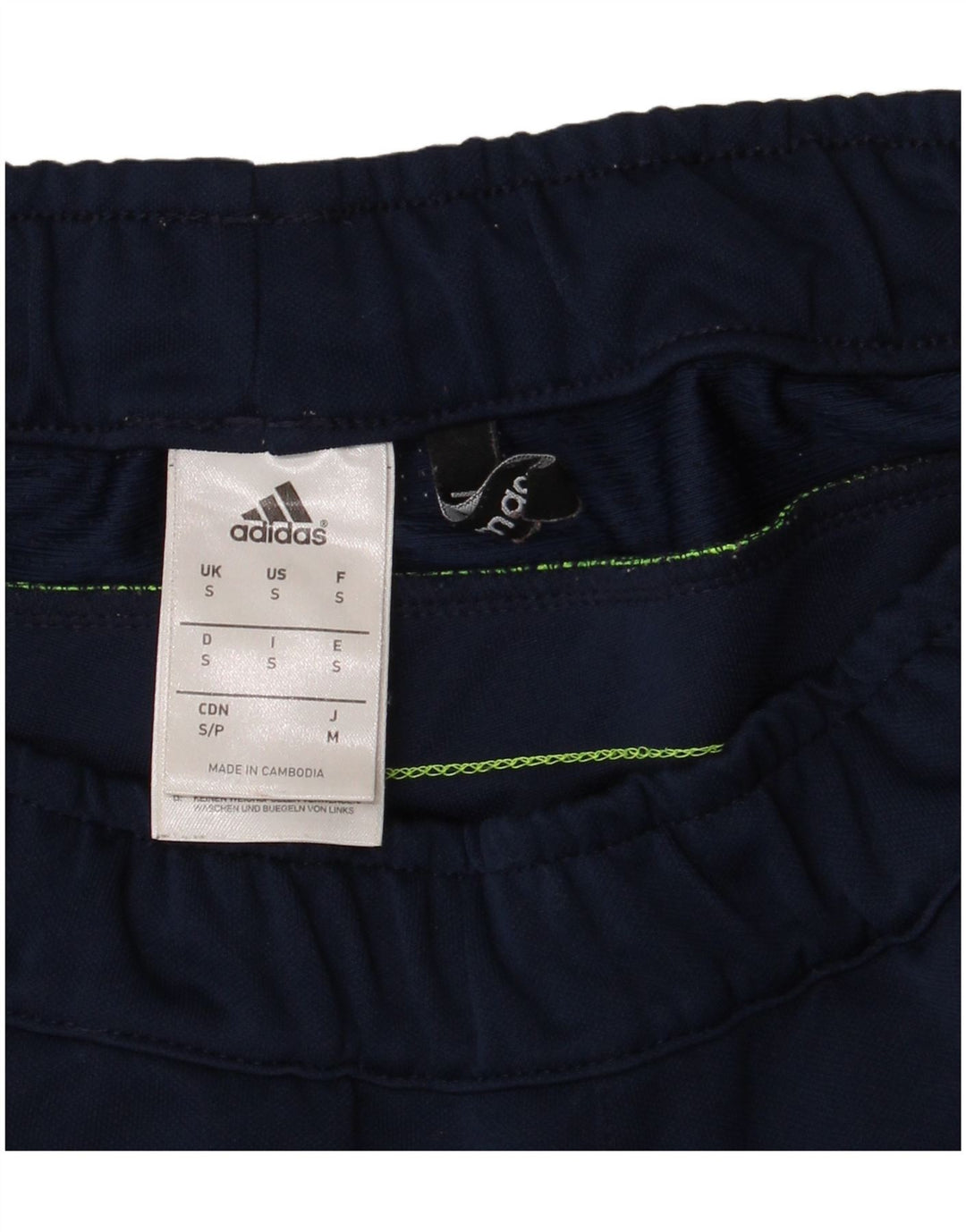 ADIDAS Mens Climacool Sport Shorts Pequeño Azul Marino Poliéster