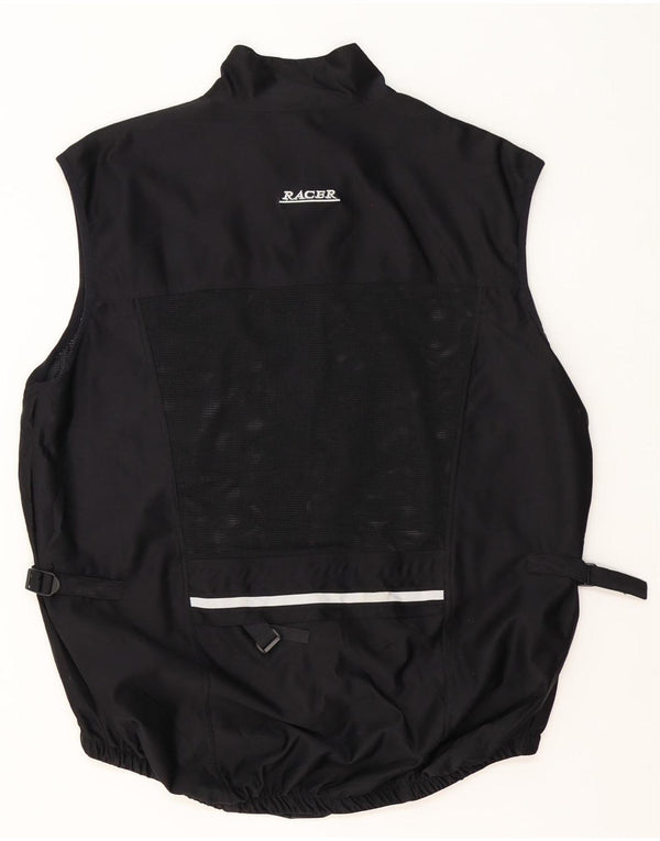 Chaleco Shamp para hombre UK 40 Large Poliéster negro