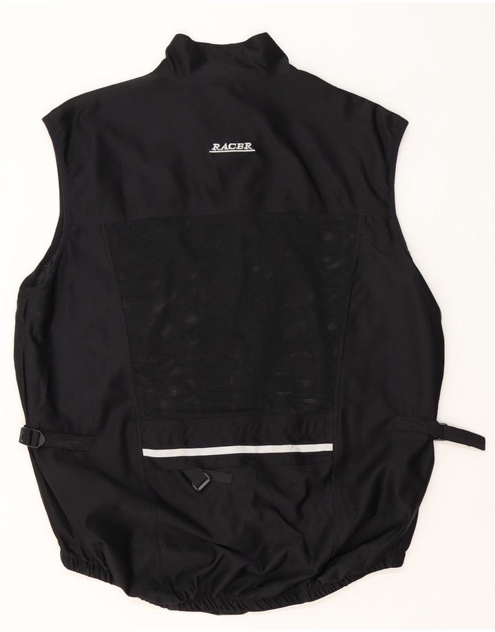 Chaleco Shamp para hombre UK 40 Large Poliéster negro