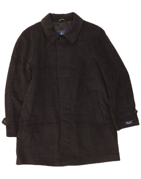 Abrigo vintage para hombre IT 54 2XL lana gris