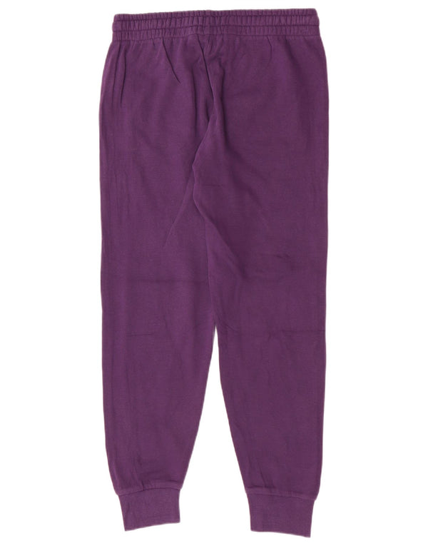 Kappa Pantalones de Chándal para Mujer Joggers UK 44 Large Púrpura Algodón