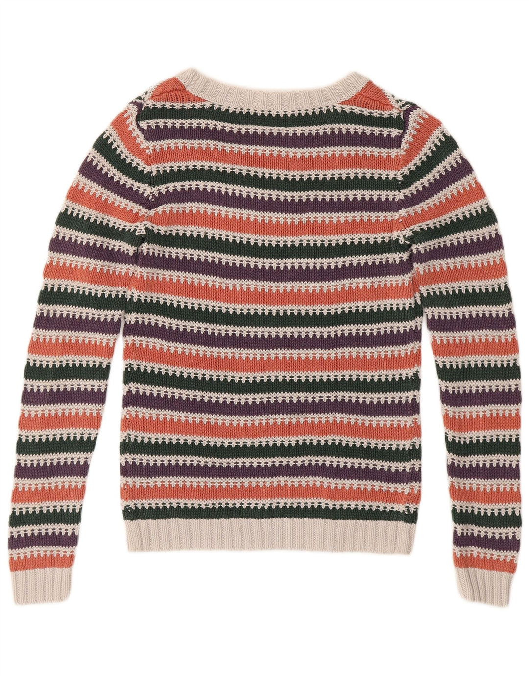 FAT FACE Womens Boat Neck Jumper Sweater UK 12 Medium Multicoloured