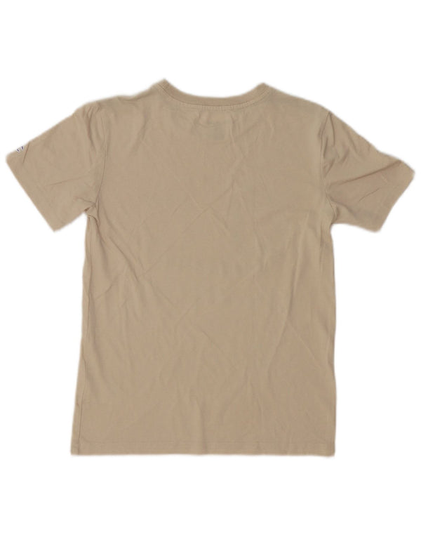 Champion Camiseta gráfica para niños 7-8 años Small Beige Algodón