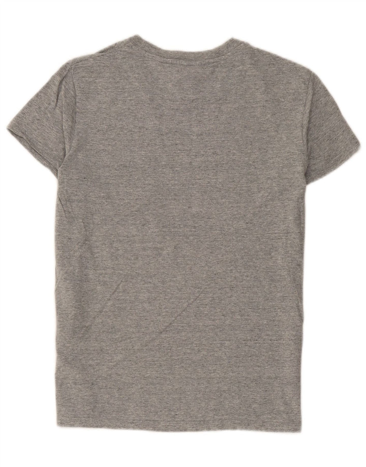 Levi's Camiseta para mujer Top UK 12 Algodón moteado gris medio