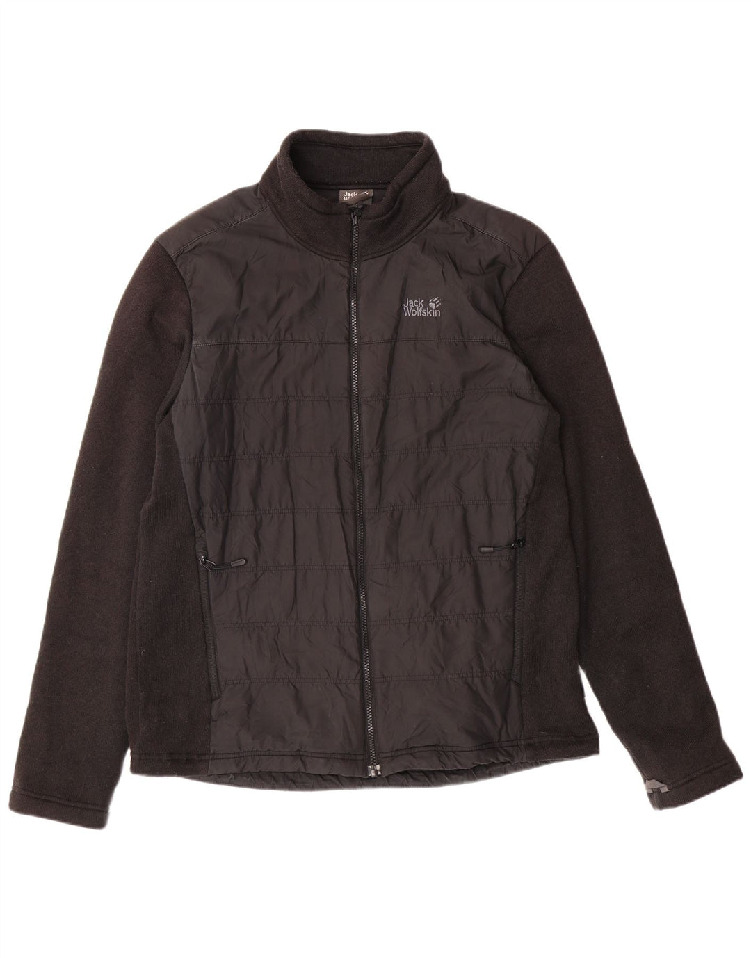 JACK WOLFSKIN Chaqueta Polar Hombre ES 44/46 XL Negro Poliéster