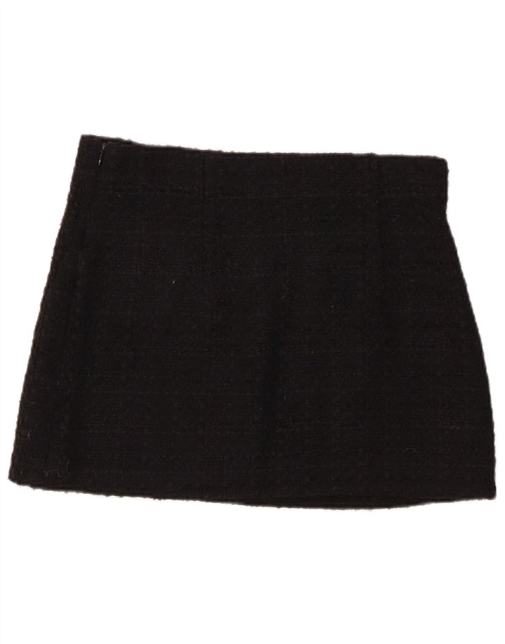 Zara Mujer Minifalda Grande W30 Negro