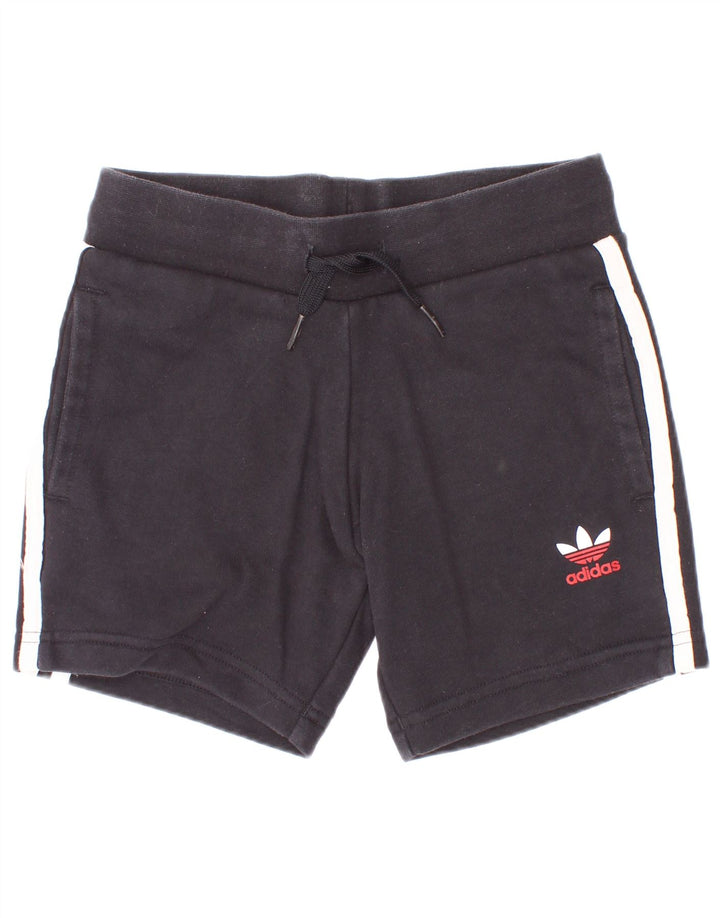 Adidas Pantalones cortos deportivos para niños 4-5 años Negro Algodón