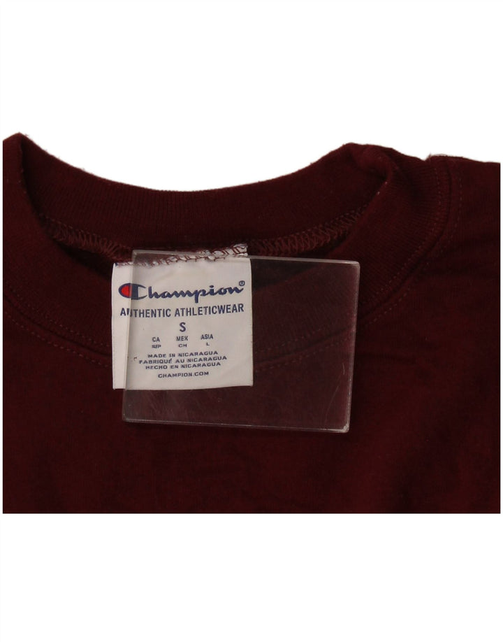 Champion Minnesota Duluth Graphic Sudadera Jumper para Hombre Pequeño Borgoña