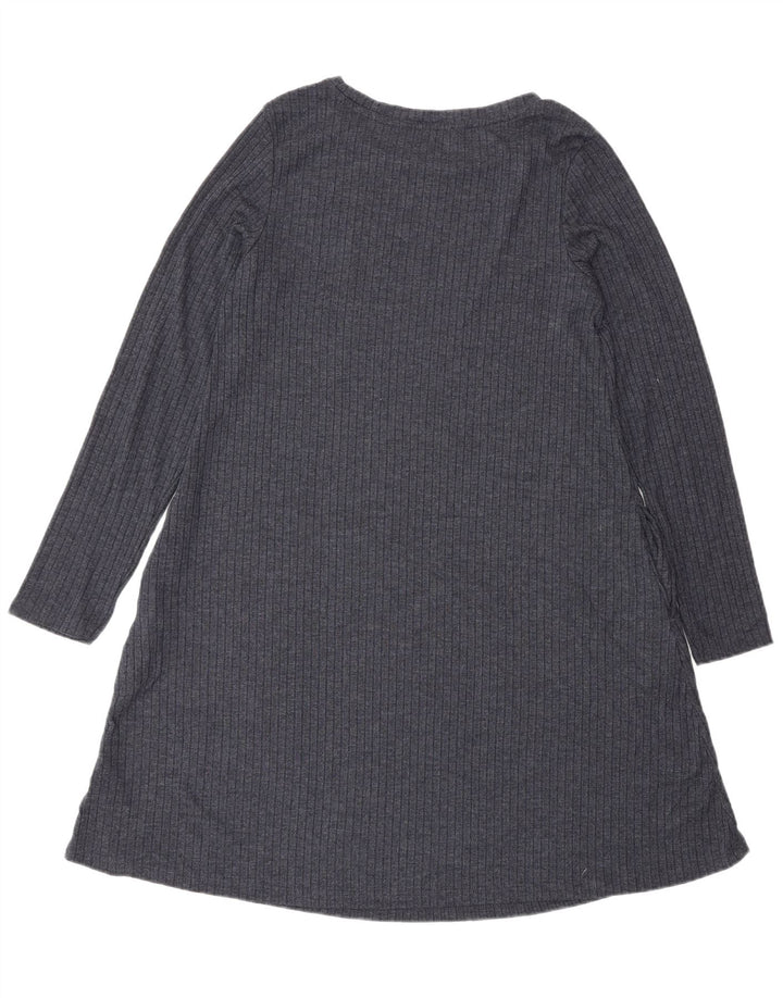 Marks & Spencer Vestido tipo jersey para mujer Reino Unido 10 Pequeño Poliéster gris