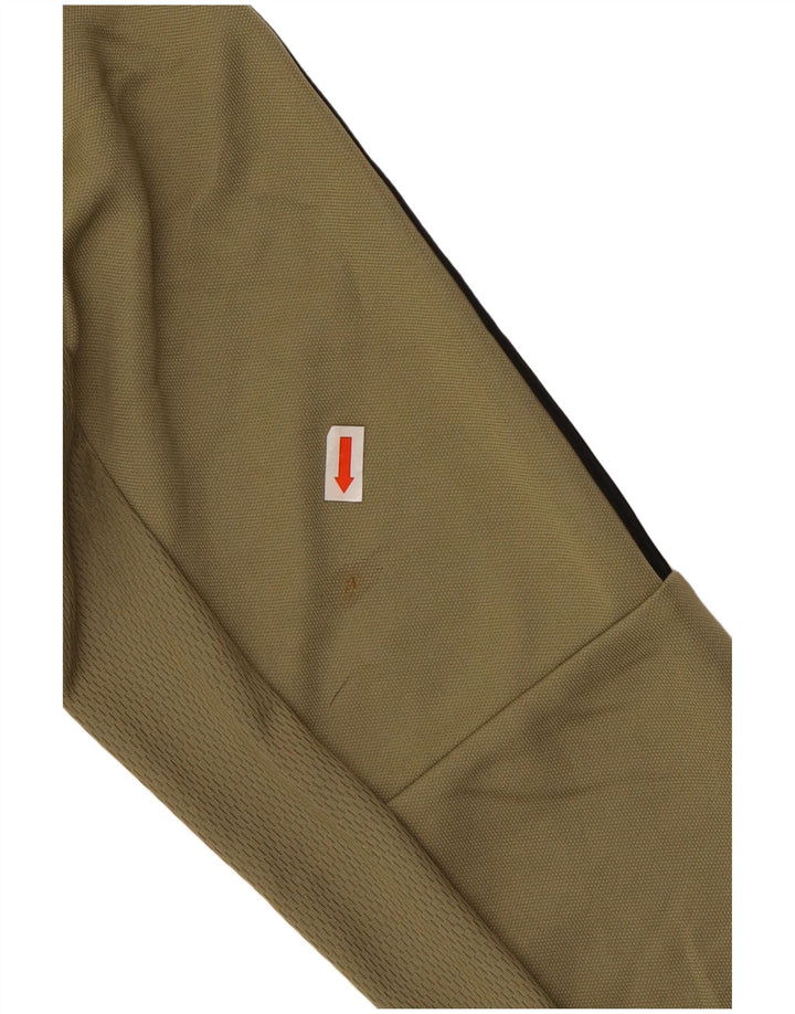 ADIDAS Hombre Aeroready Chándal Top Chaqueta Pequeña Caqui Poliéster