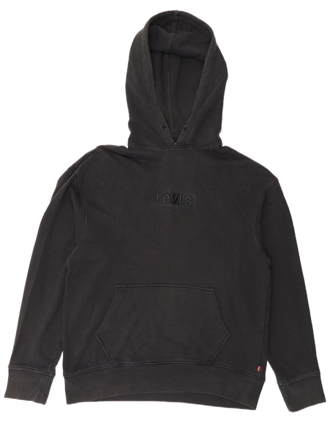 Levi's Hombre Sudadera Con Capucha Gráfica Jersey De Algodón Negro Mediano