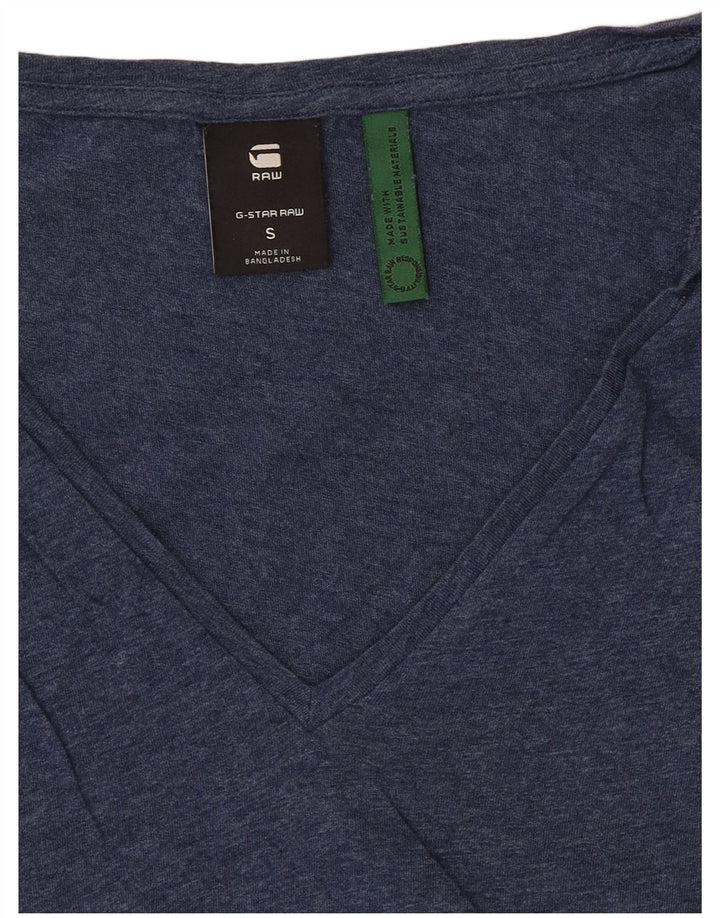 G-Star Mujer Top Manga Larga UK 40 Small Azul Marino