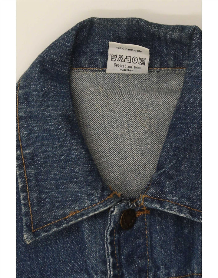 Camargue Chaqueta Vaquera Hombre IT 48/50 Algodón Azul Medio