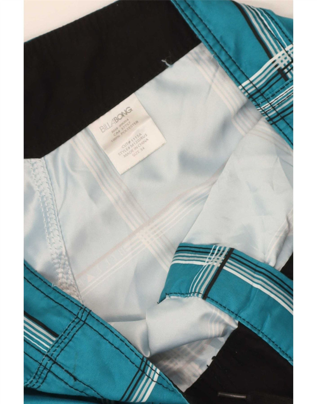 Bañador Billabong Hombre Bañador Grande A Cuadros Azul Poliéster