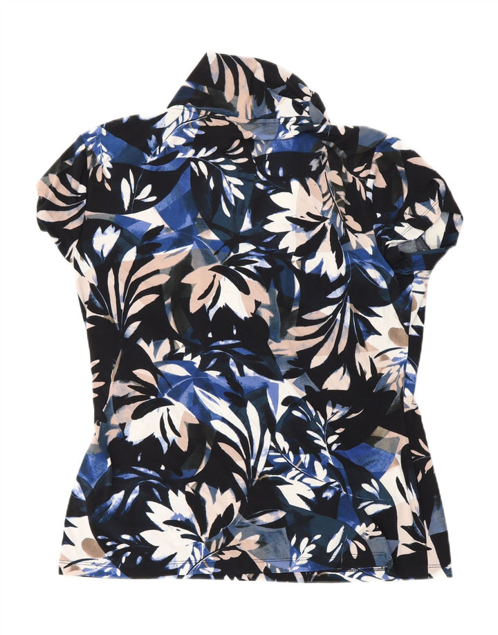 DKNY Blusa para mujer Top UK 40 XL Poliéster floral multicolor
