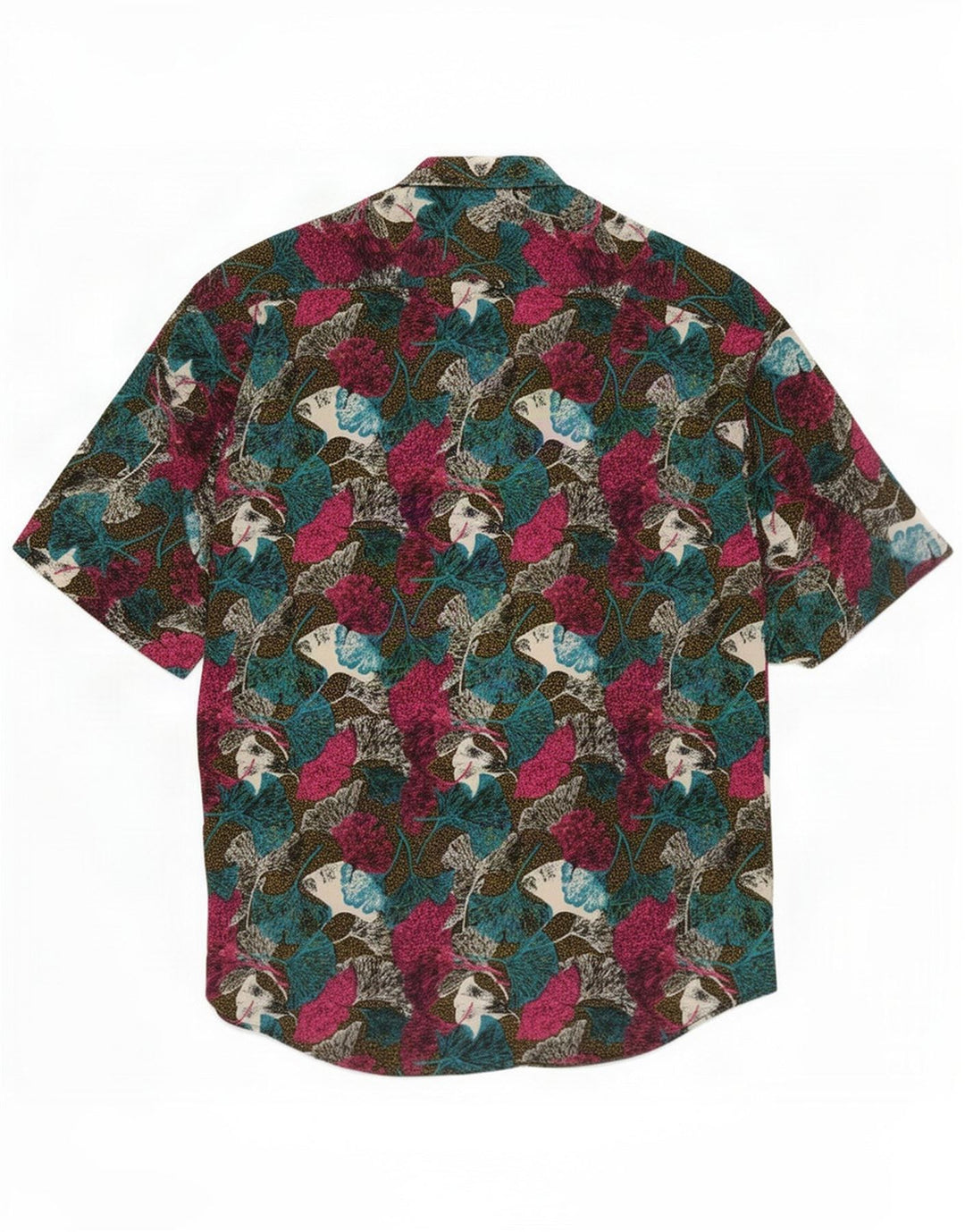Ciaps Camisa de manga corta para hombre Small Multicolor Floral