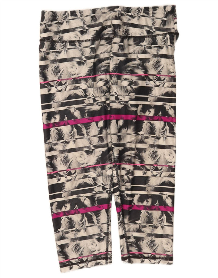 Puma Leggings Capri con patrón abstracto para mujer, talla 40, talla grande, multicolor