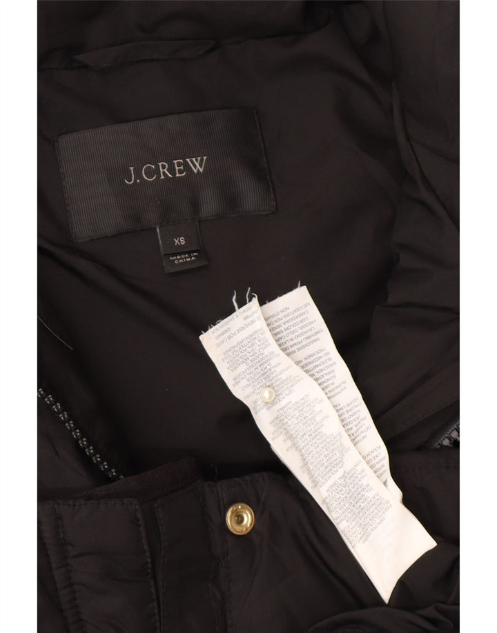 J. CREW Womens Padded Coat UK 6 XS Black Polyester Vintage J. Crew and Second-Hand J. Crew from Messina Hembry 