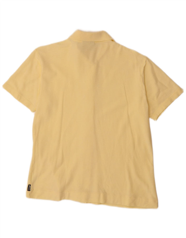 ASICS Camisa de manga corta para mujer UK 44 Grande Amarillo