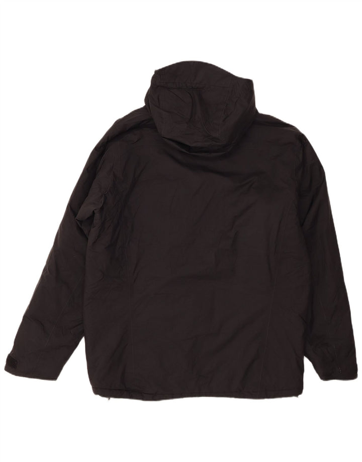 Berghaus Chaqueta cortavientos con capucha para hombre UK 38 Medium Black Polyamide