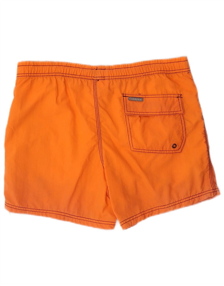 Carrera Bañador Gráfico Hombre Poliamida Naranja Medio