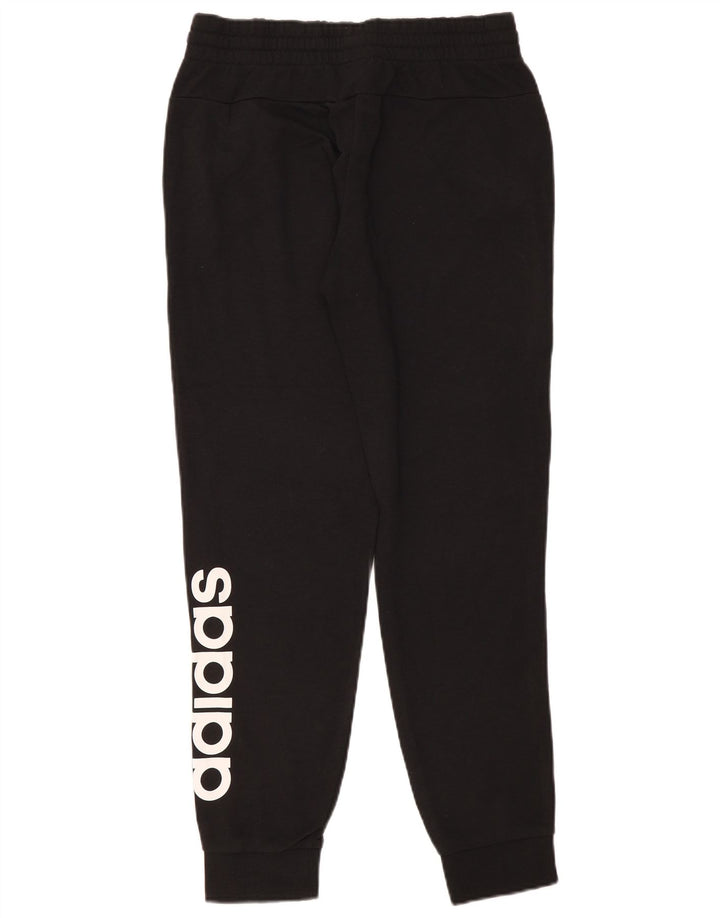 Adidas Mujer Graphic Chándal Pantalones Joggers UK 12/14 Mediano Negro