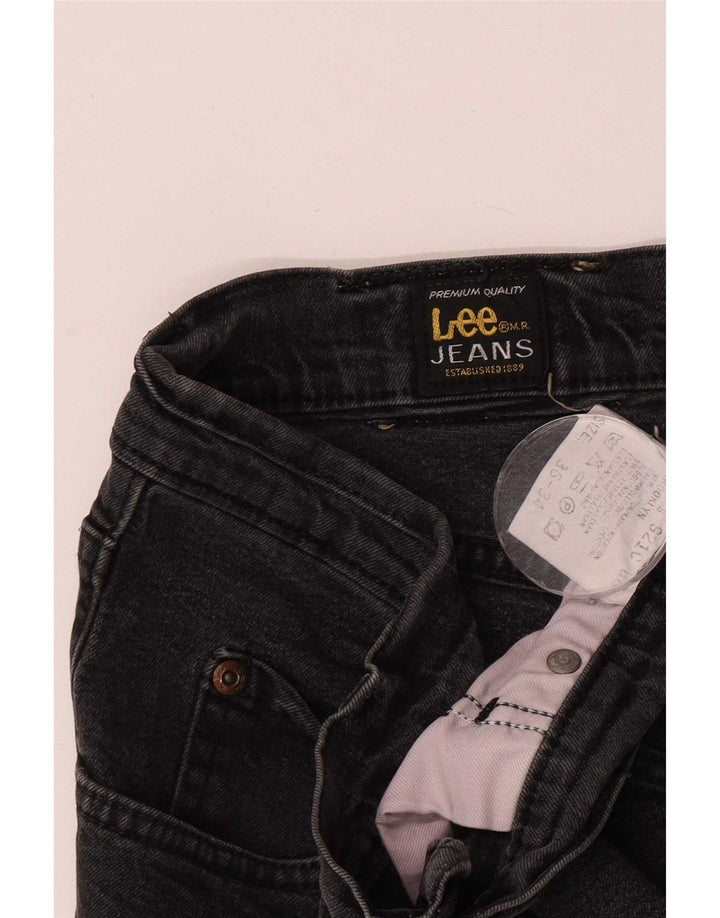 Lee Vaqueros Rectos Brooklyn Para Hombre W36 L30 Algodón Gris