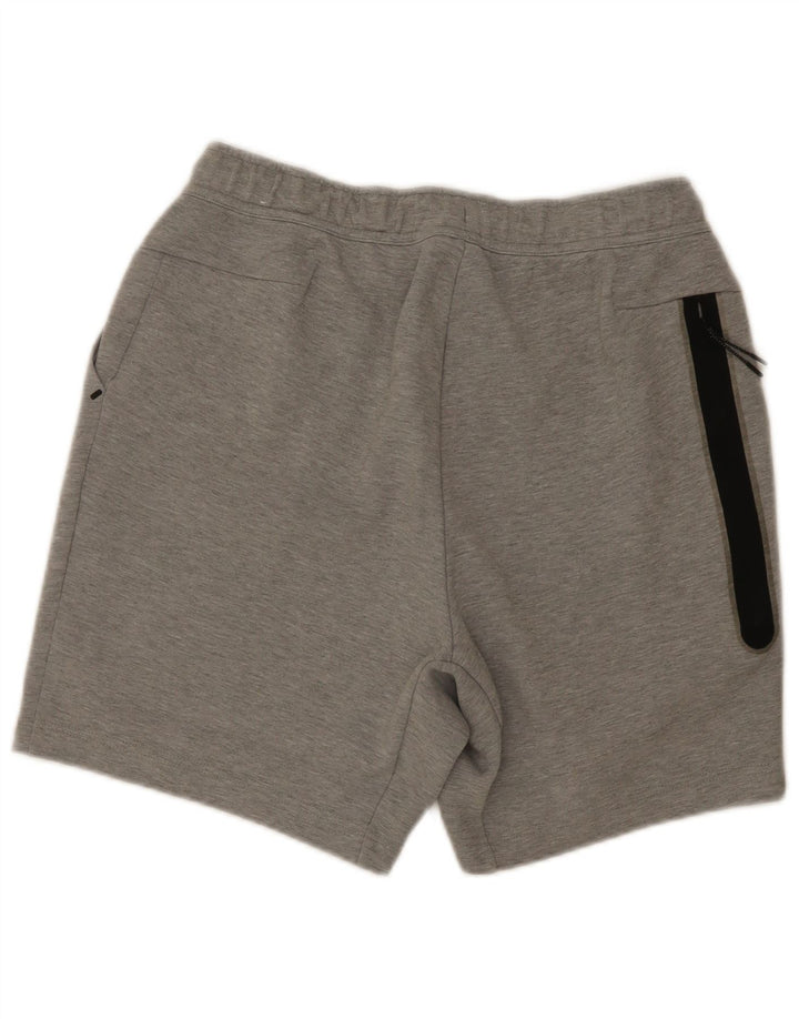 Pantalones cortos deportivos Nike para hombre de algodón moteado en gris medio