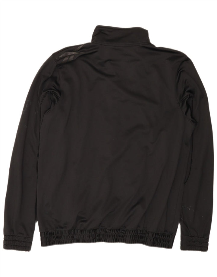 REEBOK Chaqueta superior de chándal con gráfico para hombre Poliéster negro mediano