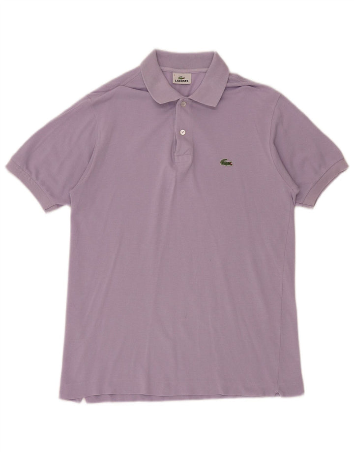 Lacoste Polo para hombre talla 3 pequeño algodón morado