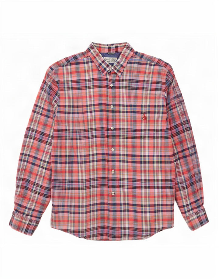 Nautica Camisa de franela Heritage para hombre 2XL Algodón a cuadros multicolor