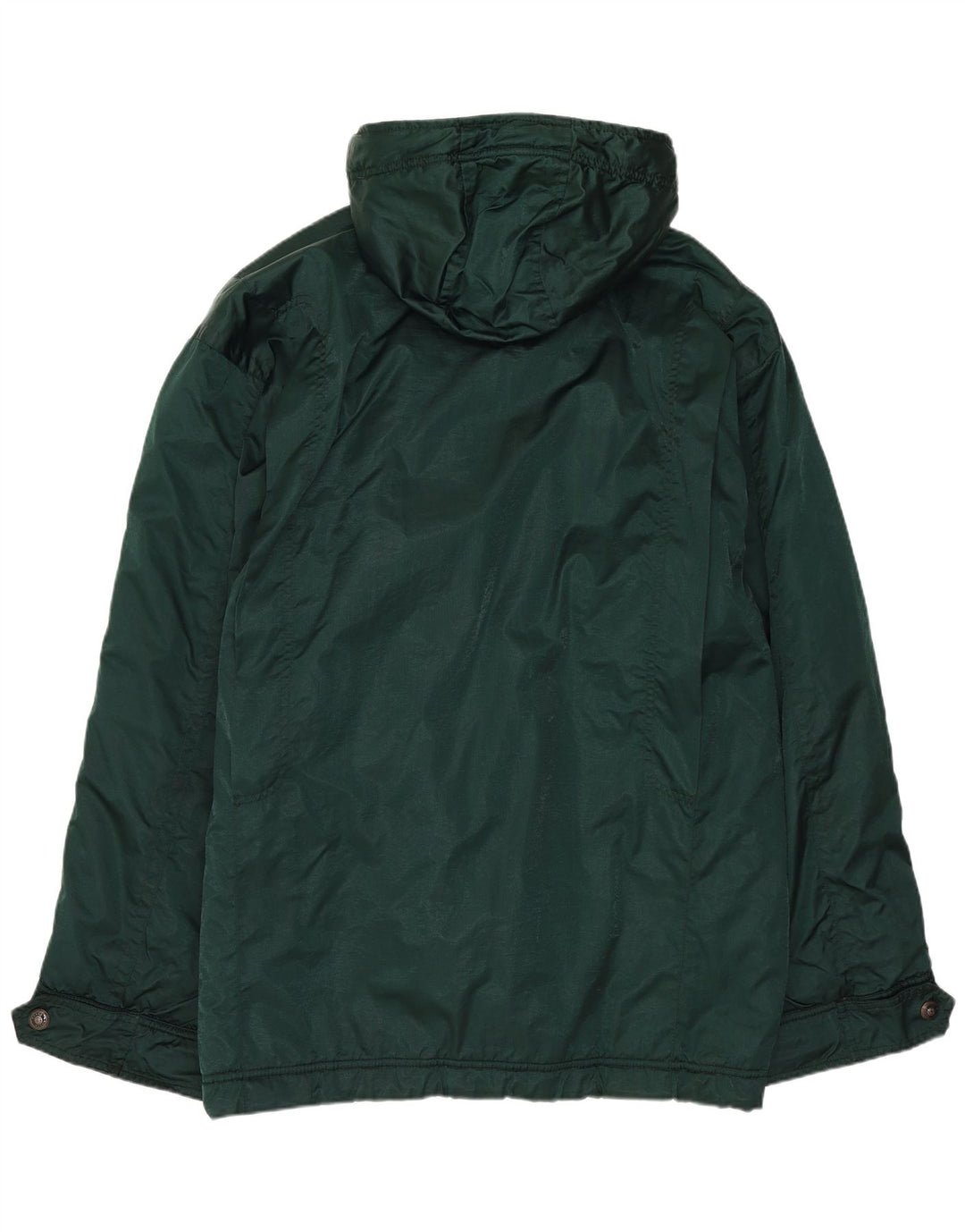 Belfe & Belfe Chaqueta cortavientos con capucha para hombre IT 48 Poliéster verde medio